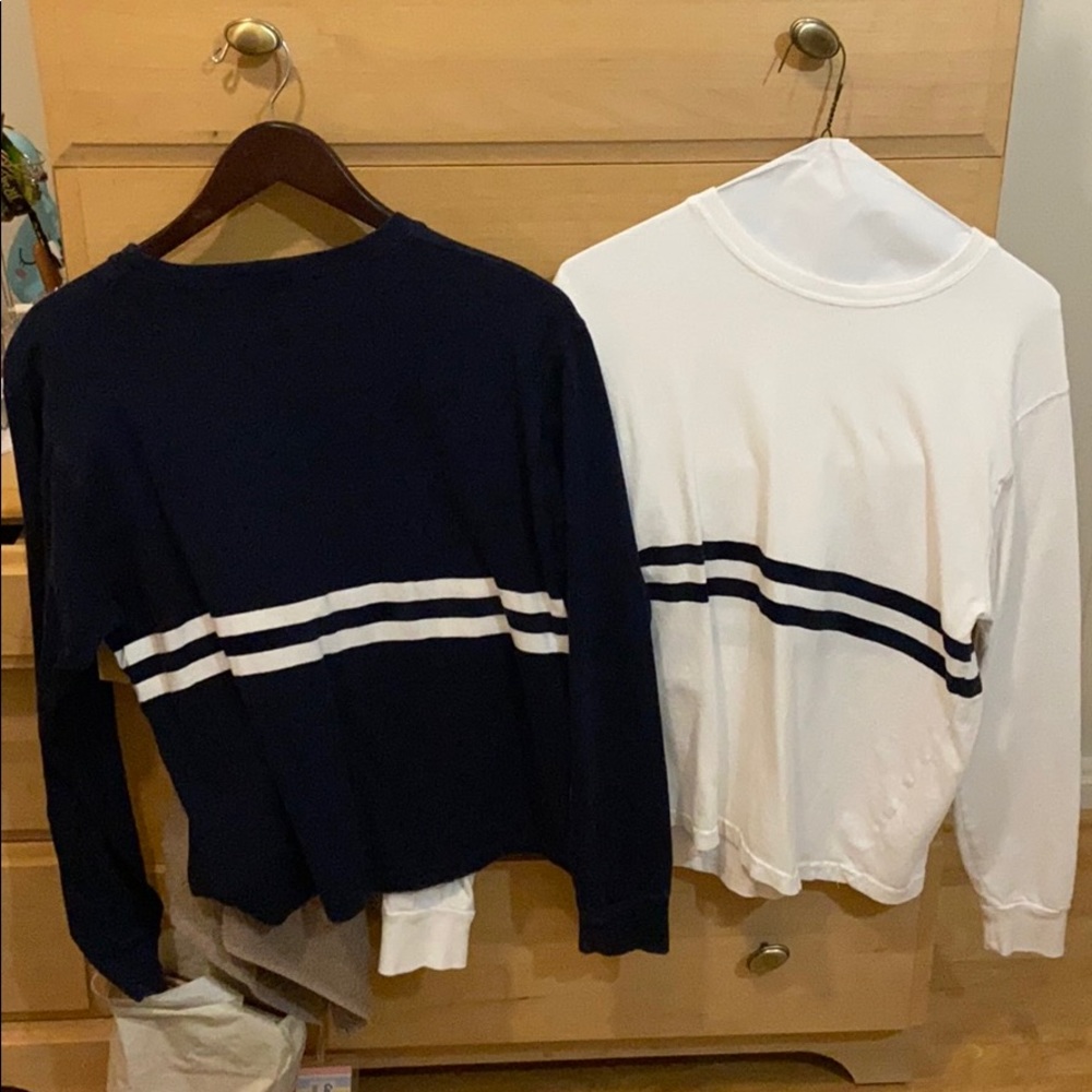 brandy long sleeve striped shirts